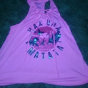 Pink tank top